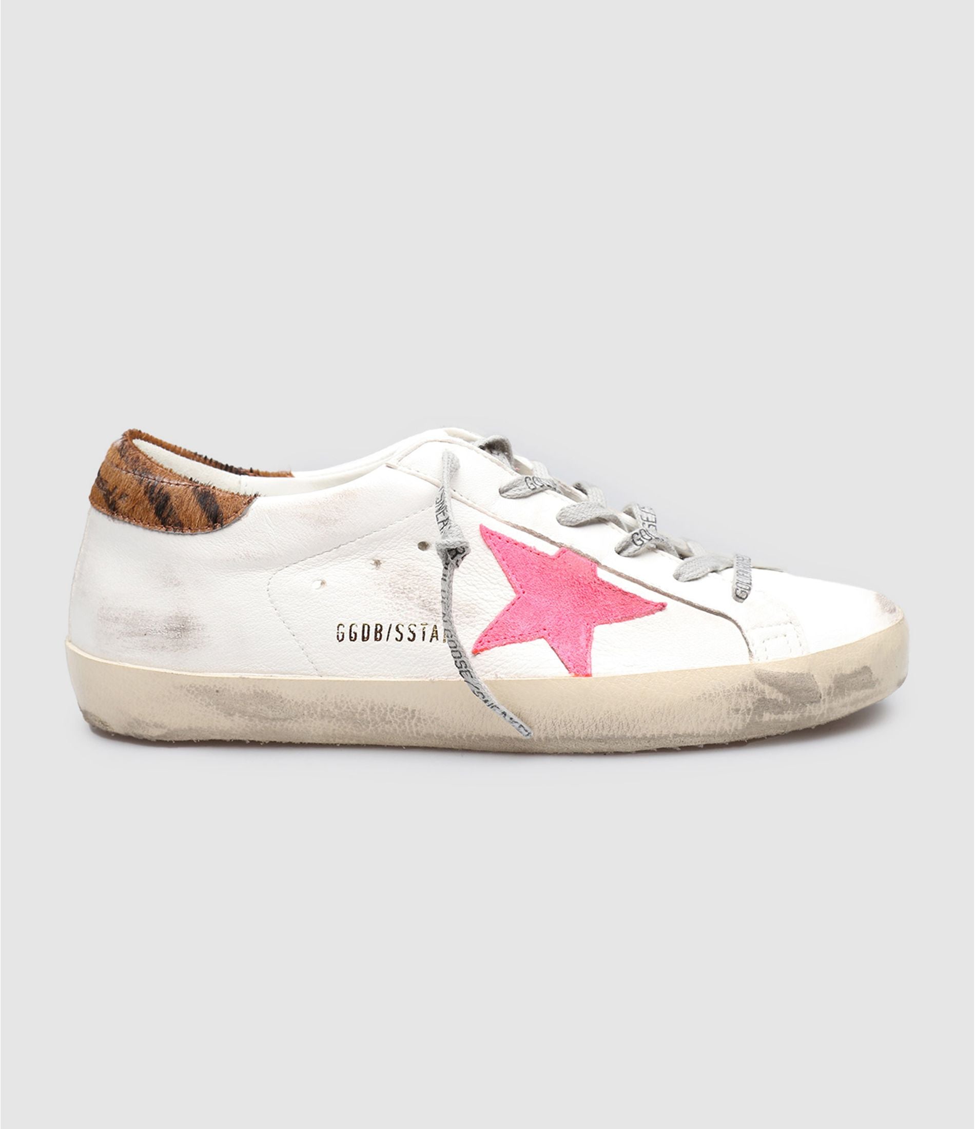 Golden Goose  -  Superstar rose/léopard